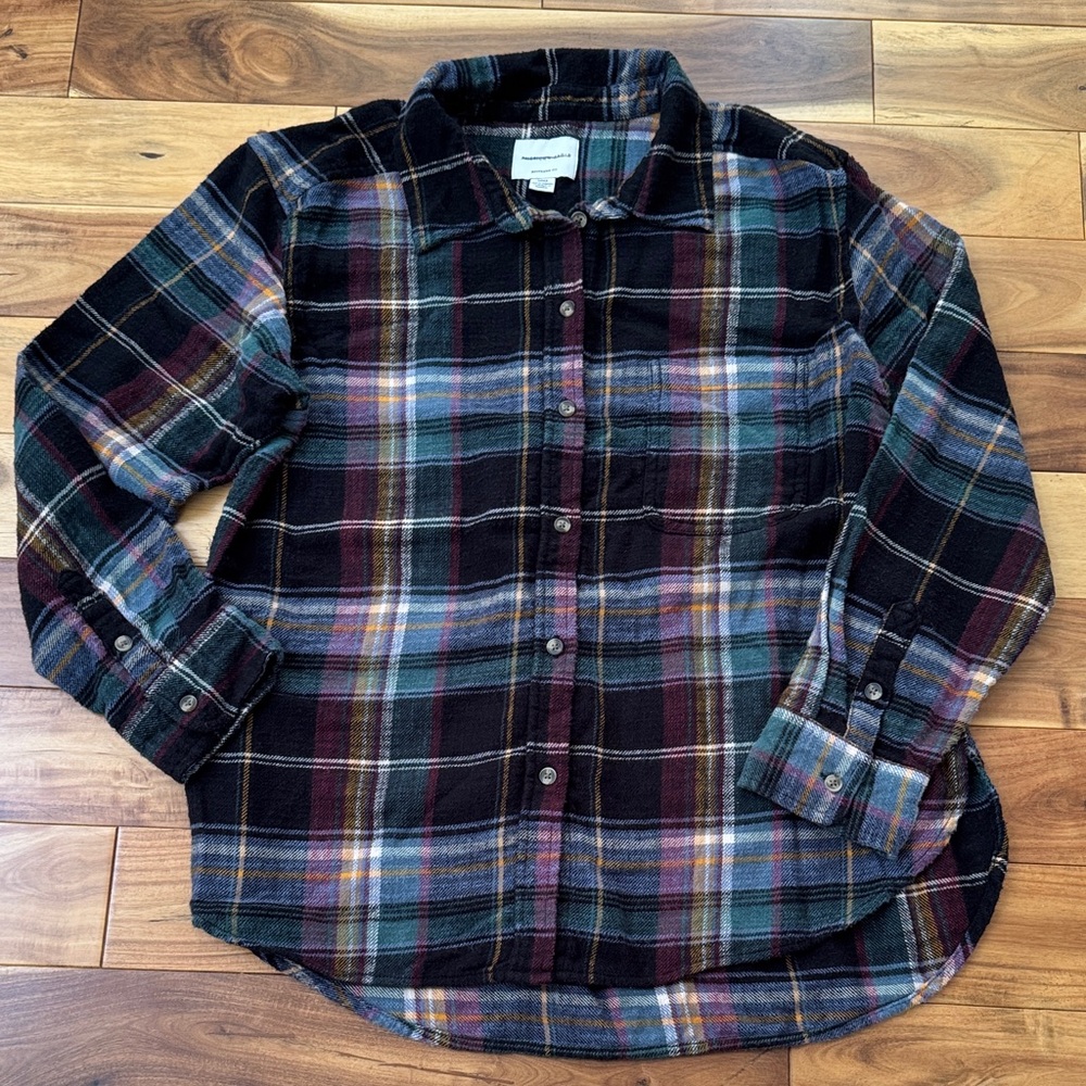 American Eagle Outfitters Multicolor Plaid Shirt